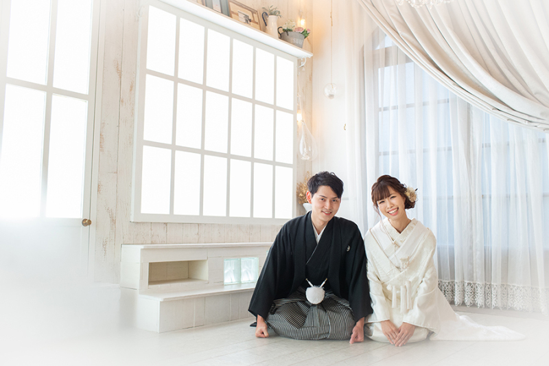 仲良しなお2人のフォトウェディング。