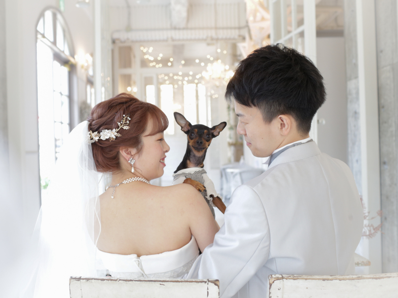 Bonfleur Wedding(ボンフルールウェディング)_ペットと一緒に撮影できる