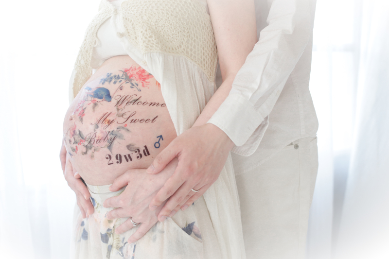 感染症対策を徹底したスタジオで安心の撮影*