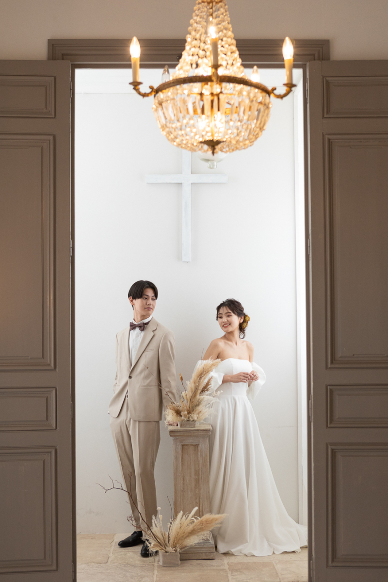 チャペルの前でも撮影可能