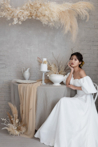 Bonfleur Wedding(ボンフルールウェディング)_【ドレス】スタジオ撮影