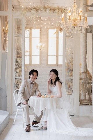 Bonfleur Wedding(ボンフルールウェディング)_【ドレス】スタジオ撮影