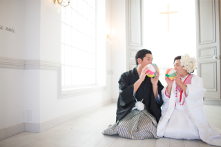 お持ち込みグッズでおふたりらしい和装フォトウェディング