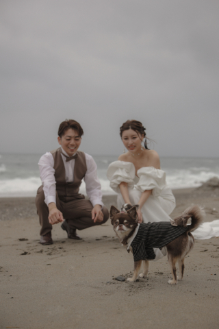 Bonfleur Wedding(ボンフルールウェディング)_ペットロケーション撮影