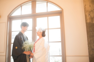 洗練されたお着物で。