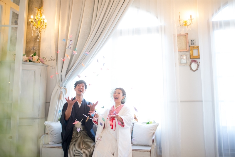 カメラマンとの息を合わせたショットも。