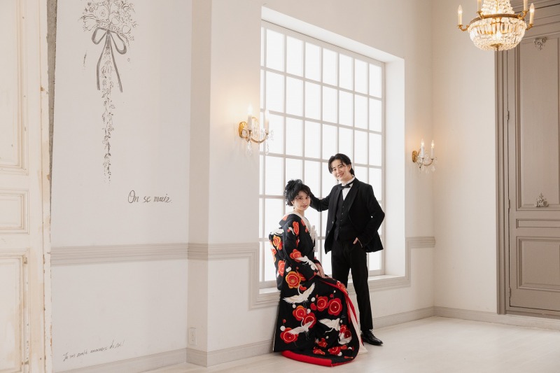 【10月末までの撮影限定！】和装スタジオ撮影プラン　データ100カット+ヘアメイク+和装小物付　◆追加料金なし！