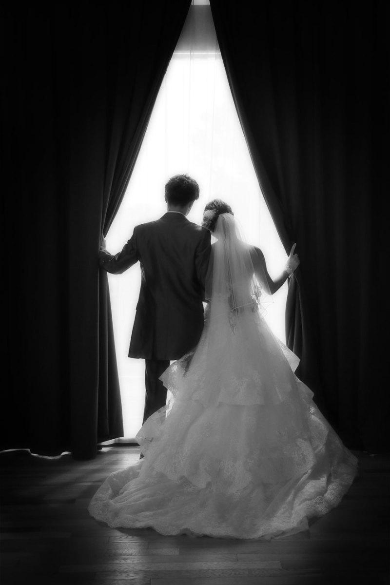 モノクロでお洒落な演出