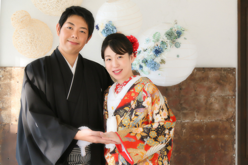 和装もお似合い♡バストアップの撮影もオススメ!