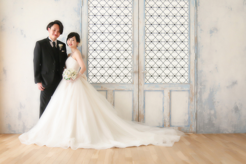 幸せいっぱいな二人の笑顔