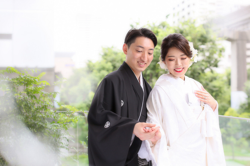 大人気テラスでの撮影!