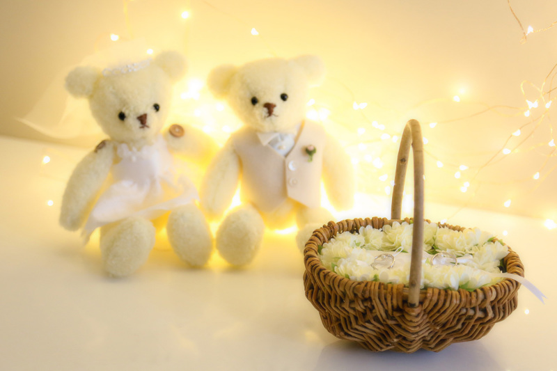 可愛い小物も一緒に...