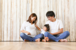 家族でマタニティフォト