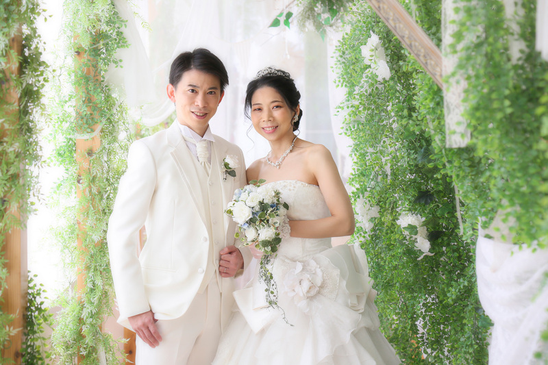 グリーンに囲まれて