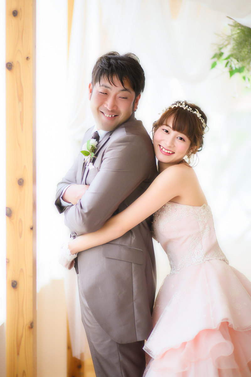 最後は旦那様にハグ♡