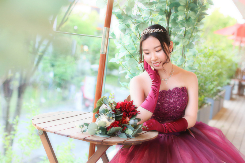花嫁さんのソロショットも