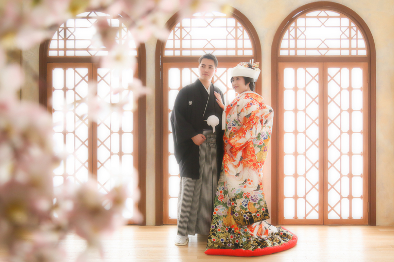 桜の下で!日本を感じるカットに