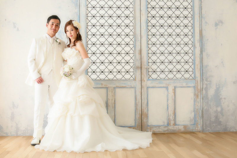 純白のウェディングドレスで☆