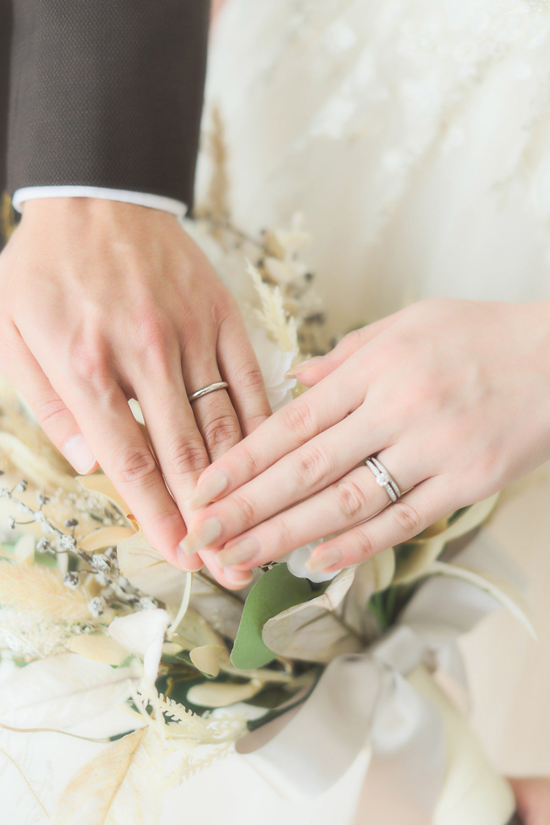 お揃いの指輪も♡