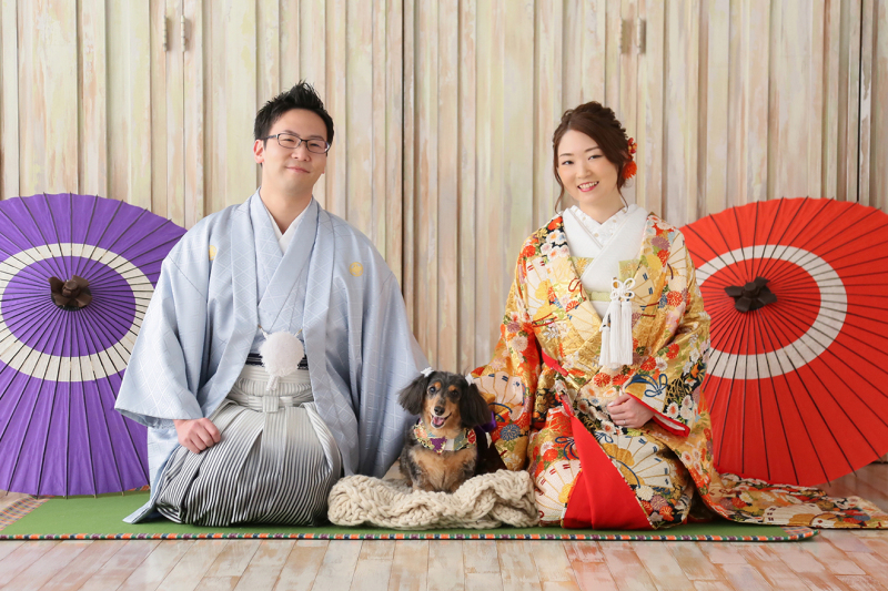 らかんスタジオ立川店_ペットと一緒に撮影できる