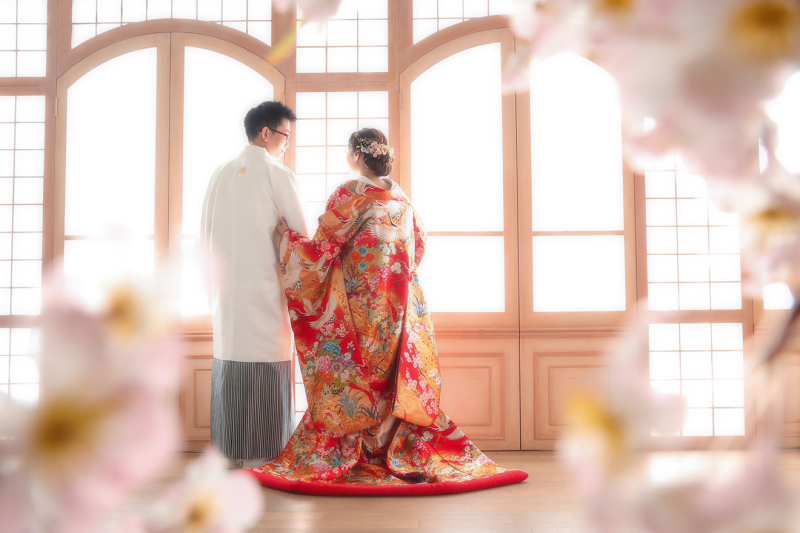 絵になる鮮やかな和装