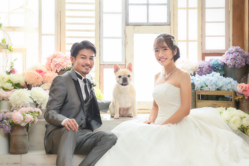 らかんスタジオ立川店_ペットと一緒に撮影できる