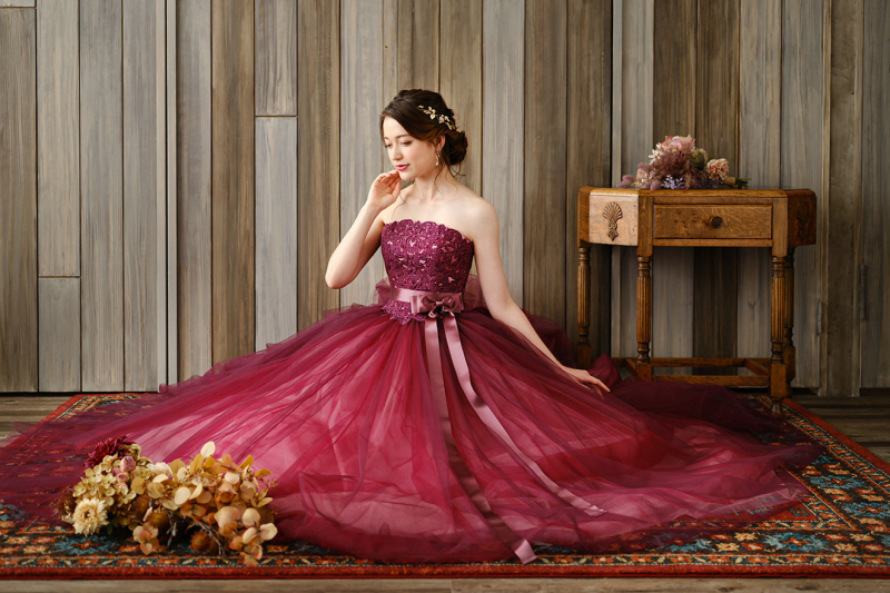 らかんスタジオ立川店_カラードレスが豊富