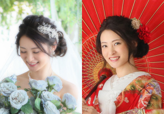 髪飾りチェンジ