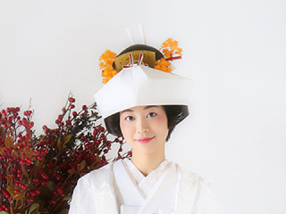 女性かつら文金高島田（角隠しor綿帽子付）