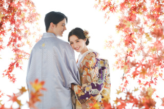【9月〜11月限定!ウェルカムボードプレゼント】和洋装2着・美肌修整付データ100カット・ ムービー付