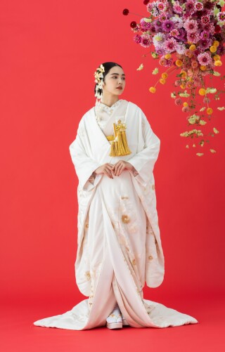 五つ紋付花鳥図