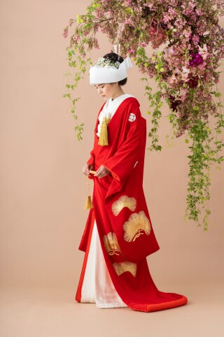  五つ紋付に針松