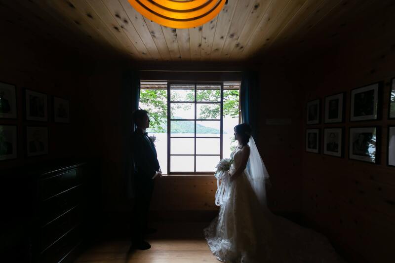 イタリア大使館内でヨーロッパのような雰囲気の写真