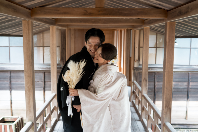 お二人で寄り添って