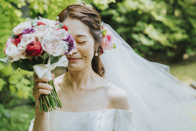 ヘアフラワーやブーケはフローリストがご用意★