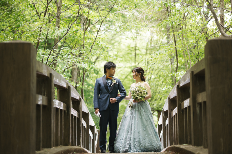 大使館、自然、湖！避暑地エリアで叶う洋装フォト♪