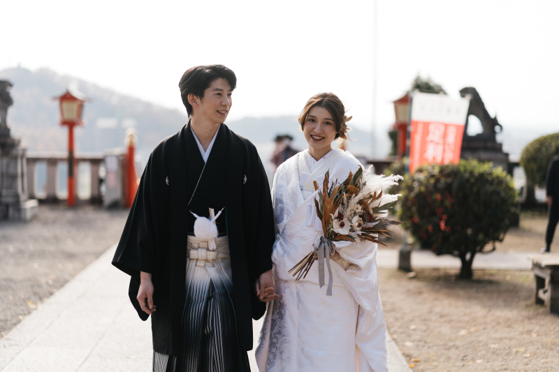 楽しく歩いている様子も!