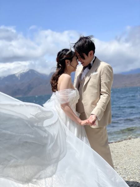 ベールを使った王道ショット!