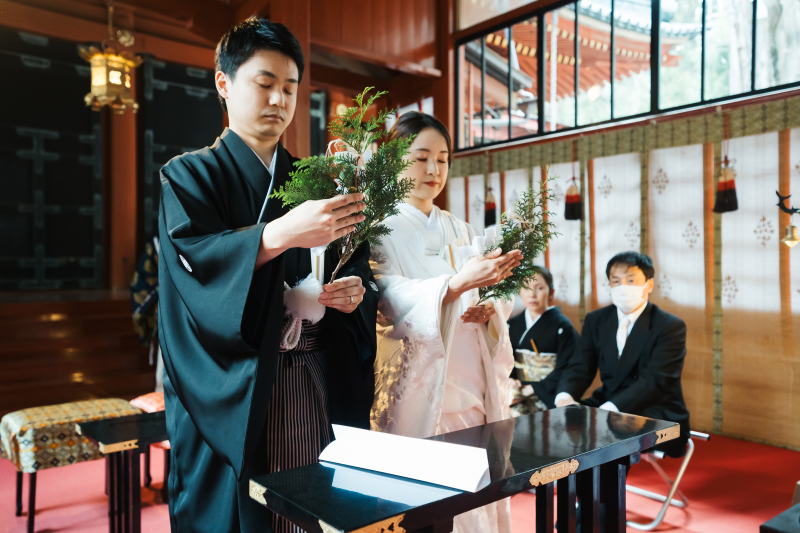 結婚式は約40分