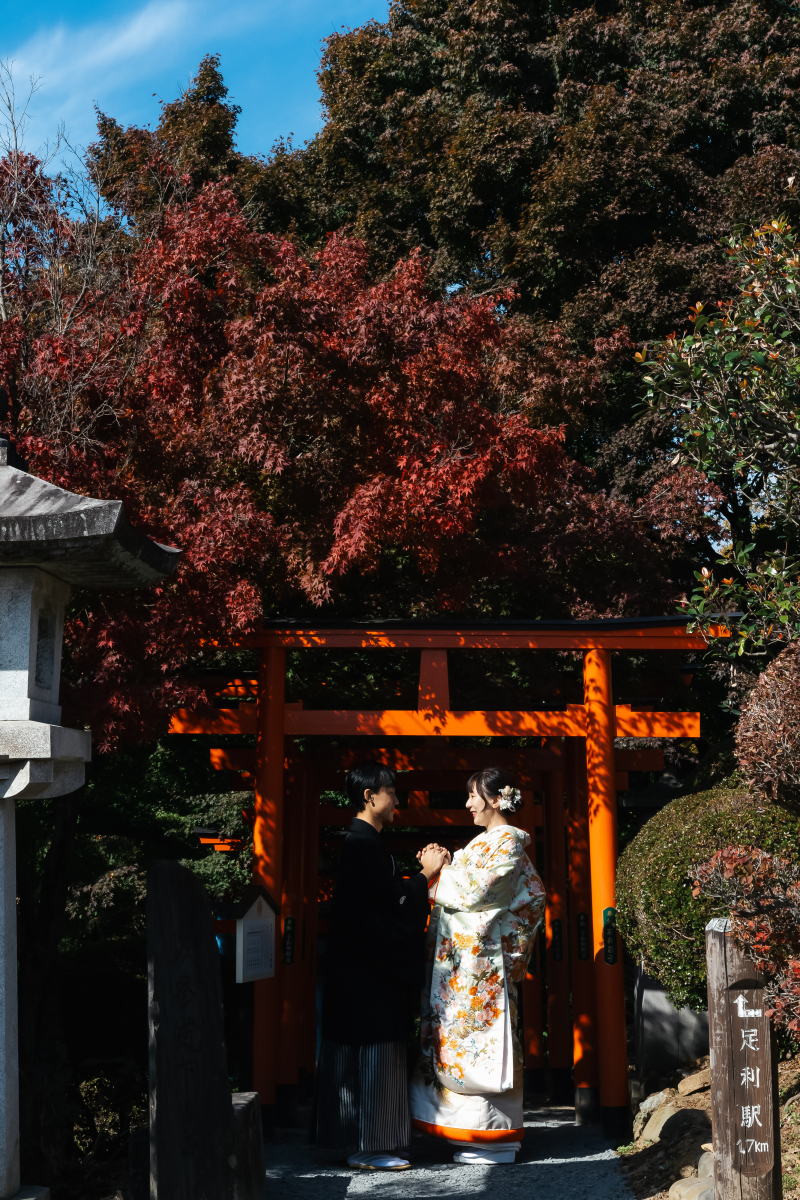 七色の鳥居での撮影も☆