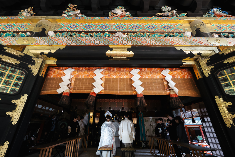 重要文化財 祈祷殿での結婚式