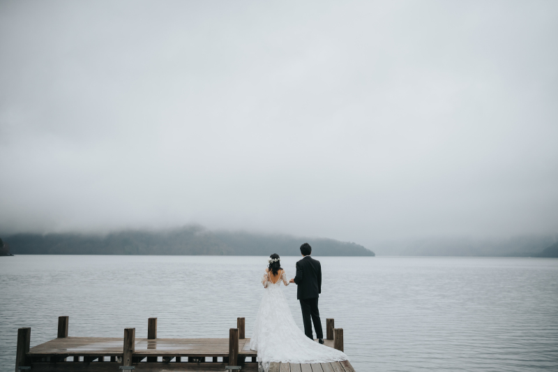 中禅寺湖での撮影