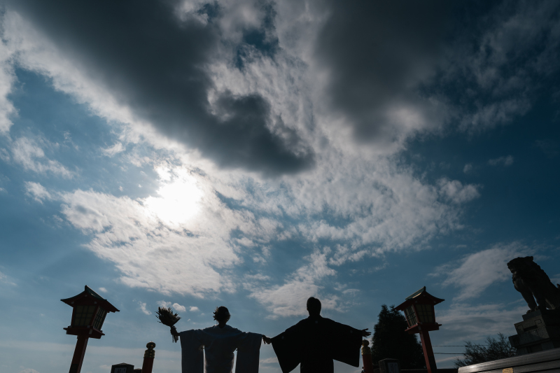 広い空を感じて