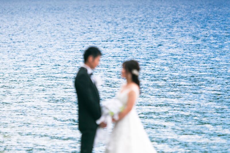 お見事!梅雨明け宣言日にウエディングフォト!