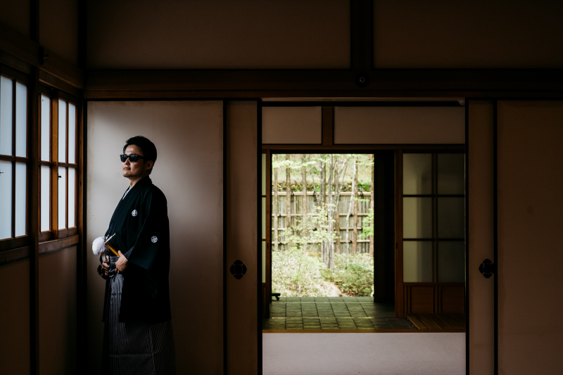 映画のワンシーンのような新郎様です!