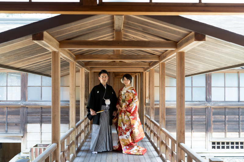 重要文化財でもある、美しい建物での撮影