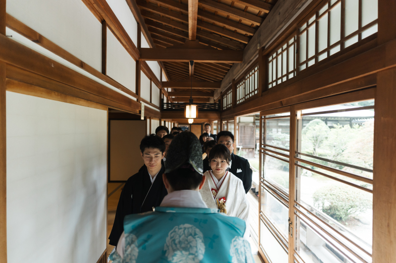 花嫁行列にて、ご参進いただきます