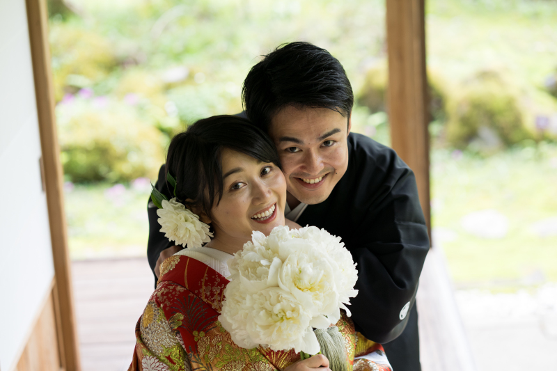 ブーケを添えて