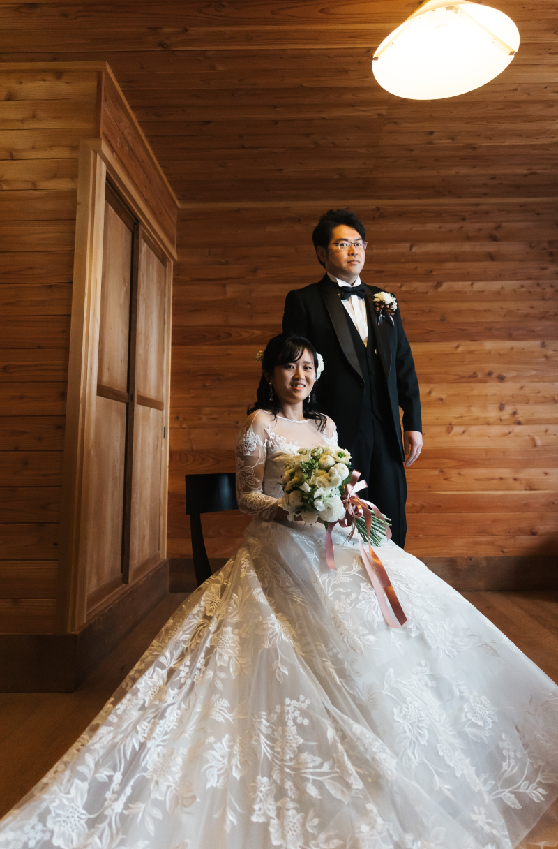 ドレスは運命の1着に出逢えるまで試着可能♪