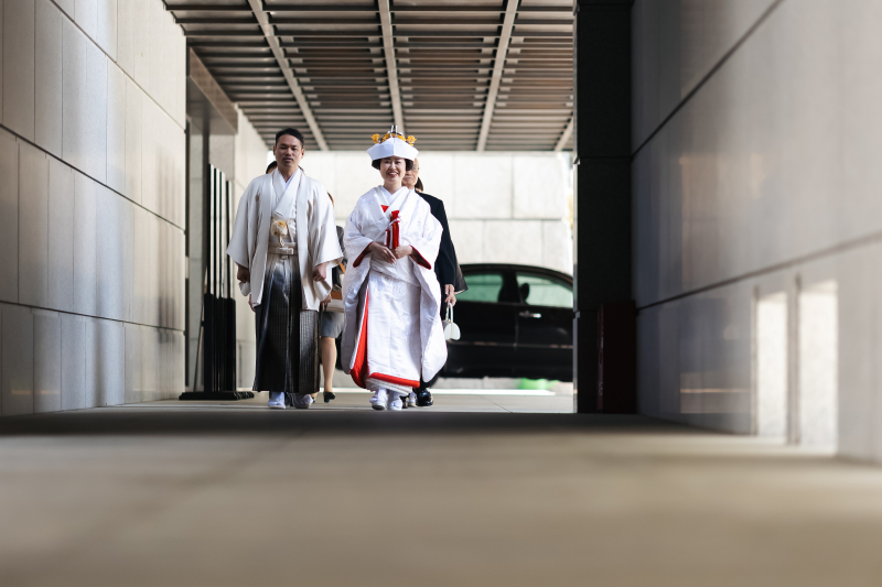 日光東照宮社務所へご到着